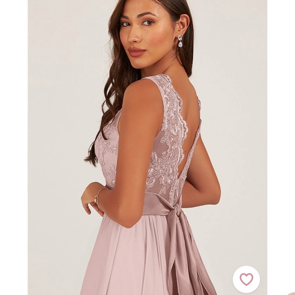 Azazie Dusty Rose Bridesmaid Dress “Gertrude” - Picture 8 of 15